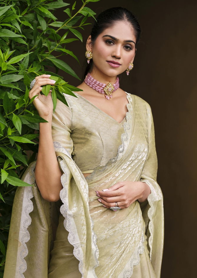 Emerald Vol 1 By Kashvi Swarovski Work Party Wear Sarees Wholesale Shop In Surat